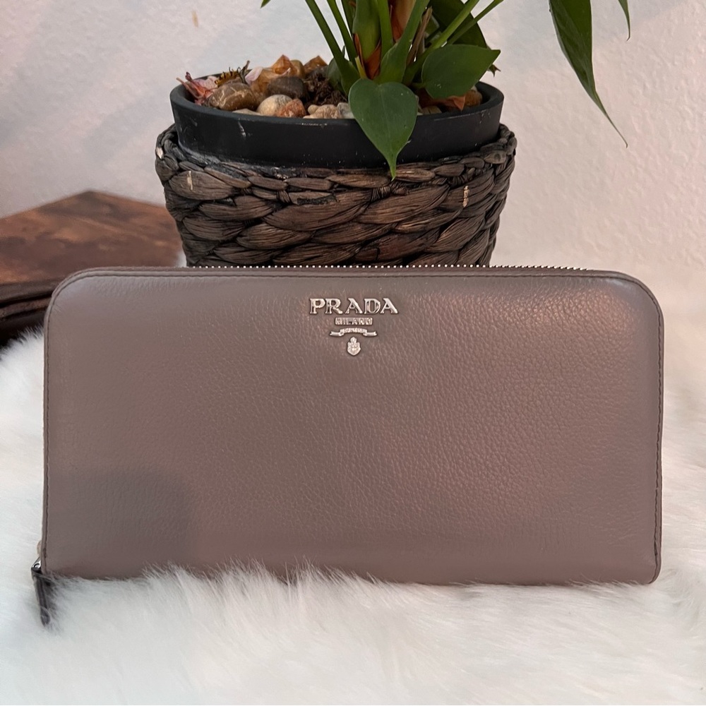 Prada long wallet